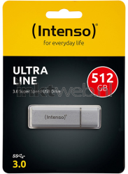 Intenso Ultra Line USB Drive 512GB zilver Front box