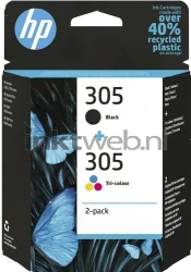 HP 305 Multipack zwart en kleur Front box