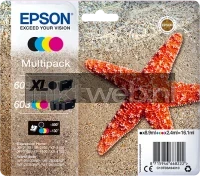Epson 603XL / 603 (Opruiming 4 x 1-pack) zwart en kleur