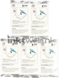 Huismerk G&G  Zink Plakbaar Instant Fotopapier (7.6 x 5cm) Glans  50 vellen Product only