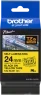 Brother  TZe-SL651 zwart op geel breedte 24 mm