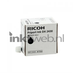 Ricoh 817222 inktcartridge zwart Front box