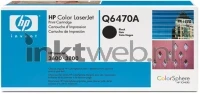 HP 501A (Sticker resten) zwart