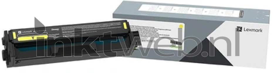 Lexmark 20N0X40 toner geel Combined box and product