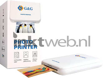 G&G Mini Pocket Photo Printer wit Combined box and product