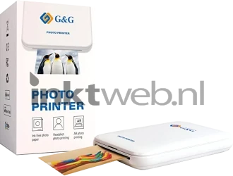 G&G Mini Pocket Photo Printer wit Combined box and product