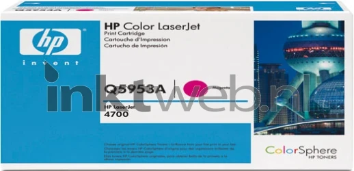 HP 643A magenta Front box