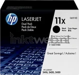 HP 11XD dual pack zwart