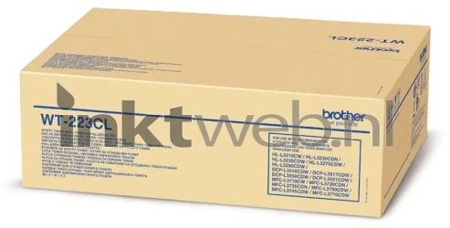 Brother WT-223CL toner opvangbak Front box