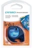 Dymo  91205/S0721650 zwart op blauw breedte 12 mm