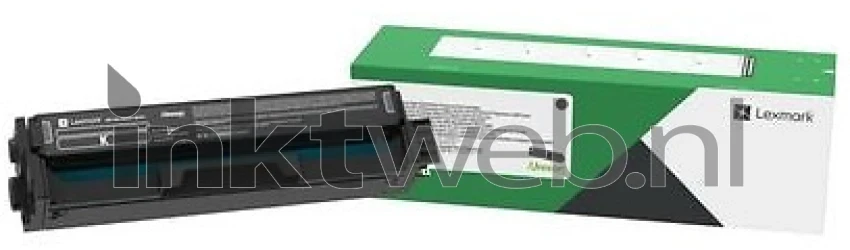 Lexmark C342XK0 toner zwart Combined box and product