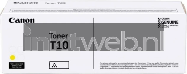 Canon T10 geel Front box