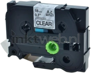 Huismerk Brother  TZe-545 wit op blauw breedte 18 mm Product only