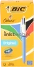 BIC balpen 4 kleuren medium 1 mm 12-pack blauw