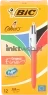 BIC balpen 4 kleuren medium 0.8 mm 12-pack oranje