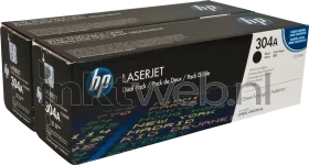 HP 304A Dual Pack zwart