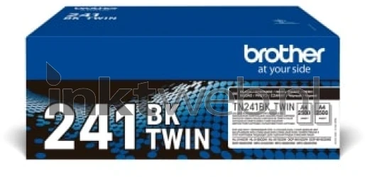 Brother TN-241 Twinpack zwart Front box