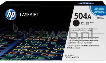 HP 504A toner zwart Front box