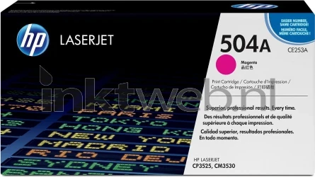 HP 504A toner magenta Front box