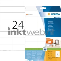 Herma 4390 Permanente Papieretiket 70 x 37mm wit