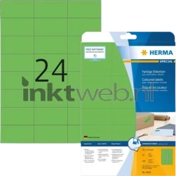 Herma 4469 Verwijderbare Papieretiket 79 x 37mm groen Product only