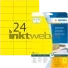 Herma 4466 Verwijderbare Papieretiket 79 x 37mm (480 stuks) geel