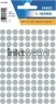 Herma 1831 Verwijderbare stickers rond 8mm (540 stuks) grijs