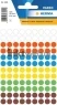 Herma 1831 Verwijderbare stickers rond 8mm (540 stuks) wit