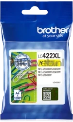 Brother LC-422XL geel Front box