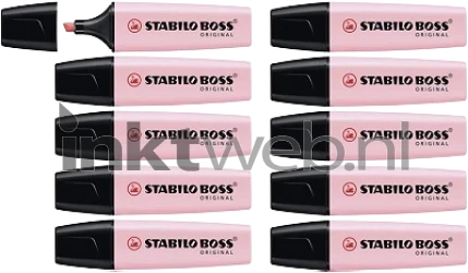 Stabilo Markeerstift Boss pastel roze 10-pack Family photo