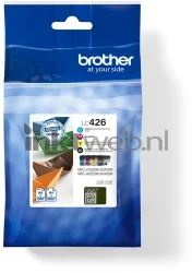 Brother LC-426 Multipack zwart en kleur Front box