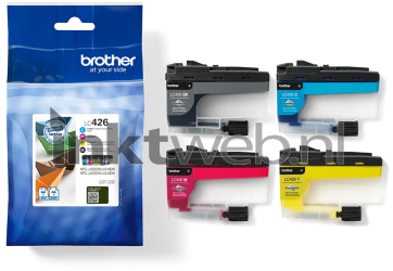 Brother LC-426 Multipack zwart en kleur Combined box and product