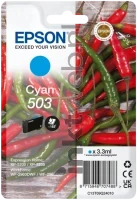 Epson 503 (Sticker resten & pen markering) cyaan