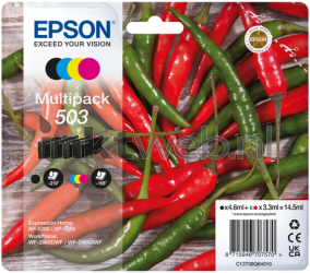 Epson 503 Multipack zwart en kleur Front box