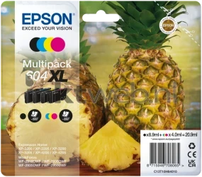 Epson 604XL Multipack zwart en kleur Front box