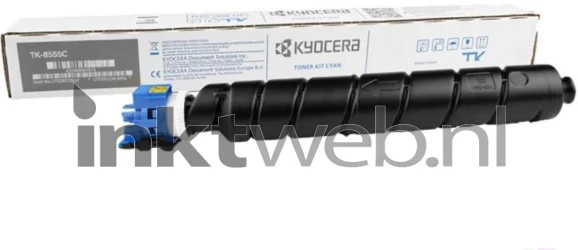 Kyocera Mita TK-8555 cyaan Combined box and product