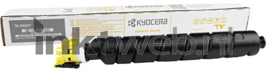 Kyocera Mita TK-8555Y geel Combined box and product