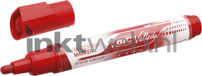 BIC Velleda Whiteboardmarker Liquid Ink Tank rood Product only