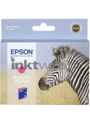 Epson T0743 magenta Front box