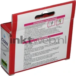 Huismerk Epson T1002 cyaan Back box