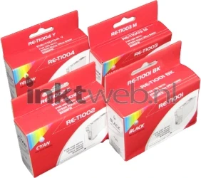 Huismerk Epson T1006 multipack zwart en kleur Front box