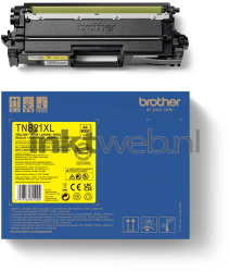 Brother TN-821XL geel Combined box and product
