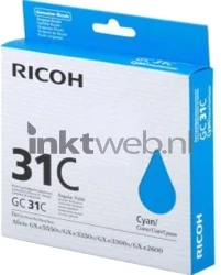 Ricoh GC-31C cyaan Front box