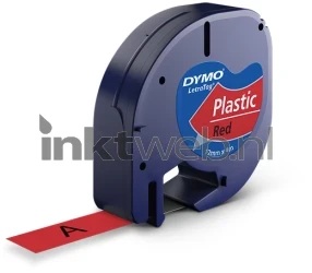 Dymo  S0721630 zwart op rood breedte 12 mm Product only