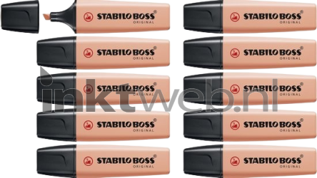 Stabilo Markeerstift Boss Pastel Perzik 10-Pack Product only