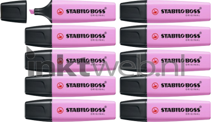 Stabilo Markeerstift Boss Pastel Fris Fuchsia 10-Pack Product only