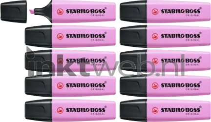 Stabilo Markeerstift Boss Pastel Fris Fuchsia 10-Pack Product only