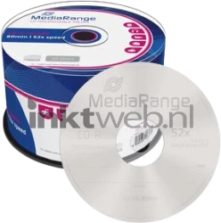 MediaRange CD-R 700 mb | 80 min. | 52x snelheid 50 stuks blanco Combined box and product