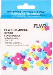 FLWR Brother LC-422XL cyaan Front box