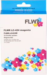 FLWR Brother LC-424 magenta Front box